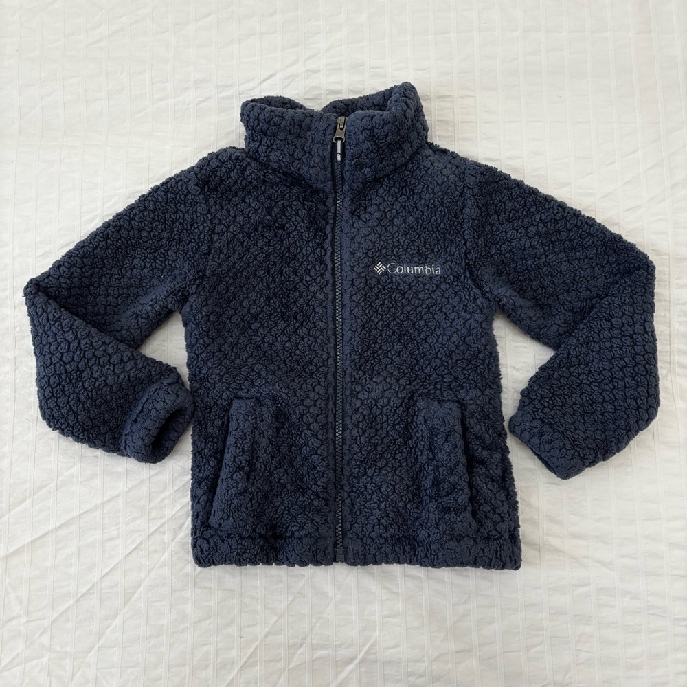 Columbia Toddler Dark Navy Sherpa Fleece Jacket